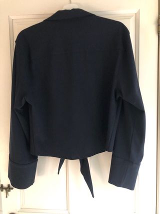 Camisa azul Marino de algodón