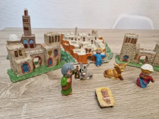 Nacimiento Belén Pech Oliver 6 pesebre casas