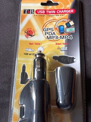 Cargador Doble USB TB para Coche