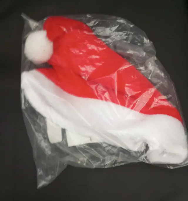 Gorro de Papá Noel Rojo y Blanco