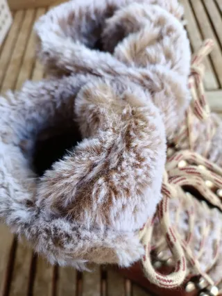 Botines de piel mujer marrones