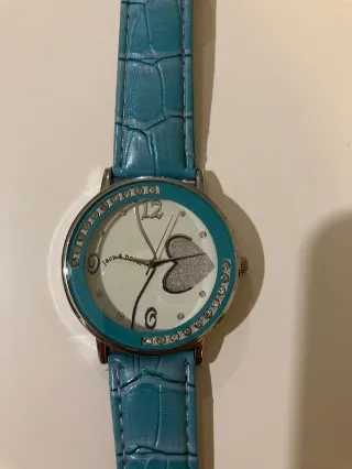 Reloj Pulsera Azul y Plateado