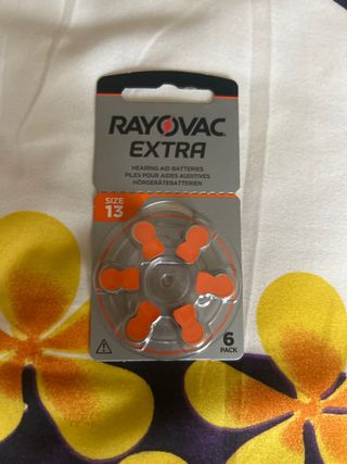 Pilas Audífono Rayovac Extra Talla 13