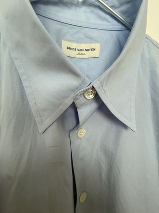 Camisa Dries Van Noten Azul