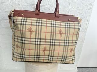 Maleta de viaje Burberry Beige y Marrón