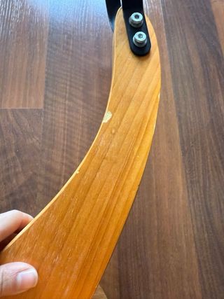 Jamonero de madera y metal