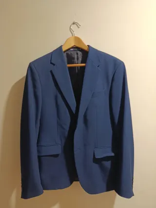 Traje Zara Azul Completo