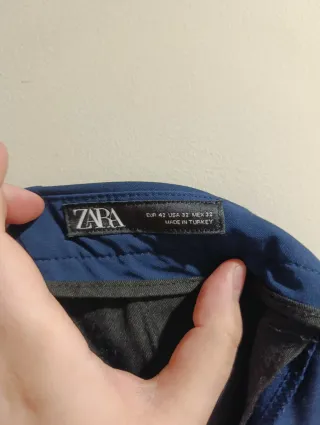 Traje Zara Azul Completo
