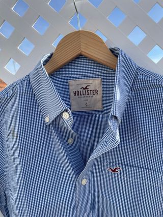 Camisa Hollister Cuadros Vichy Talla S