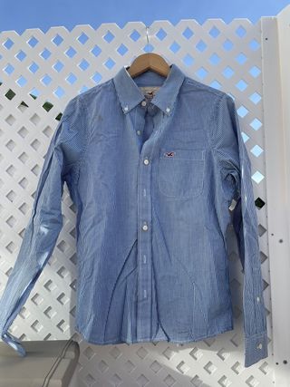 Camisa Hollister Cuadros Vichy Talla S