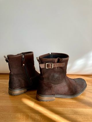 Botas Moto Urbanas Ante Marrón Talla 43