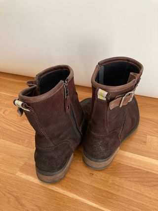 Botas Moto Urbanas Ante Marrón Talla 43