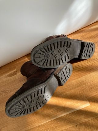 Botas Moto Urbanas Ante Marrón Talla 43