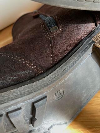 Botas Moto Urbanas Ante Marrón Talla 43