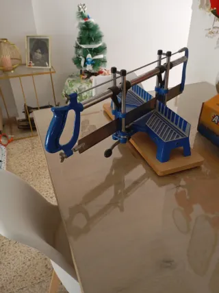 Sierra Ingletadora Manual Azul