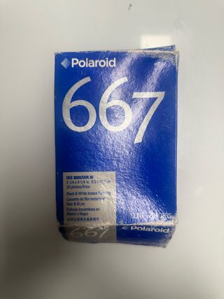 Cartucho Polaroid 667 Blanco y Negro
