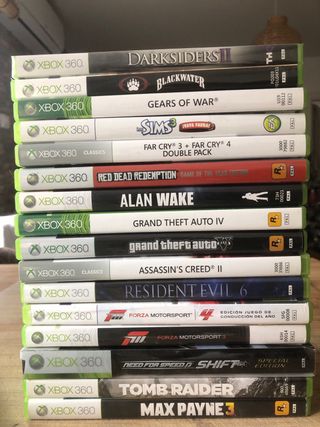 Xbox 360 Negra + juegos