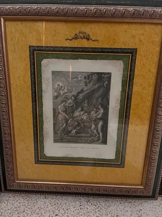 Tríptico decorativo para dormitorio