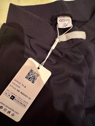 Pantaloni felpati Ativo taglia 8 anni – Nuovi