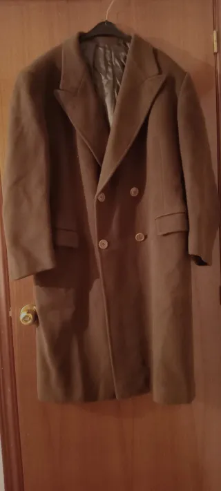 Abrigo mujer talla grande marrón