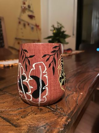 Mate de madera artesanal