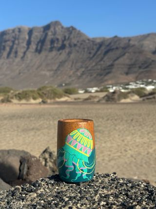 Mate de madera artesanal