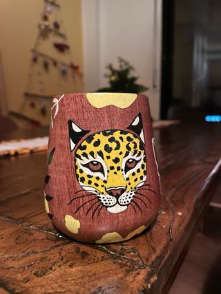 Mate de madera artesanal