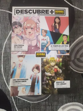 3 novelas gráficas de manga