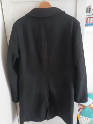 Abrigo Negro Vintage DERKO COLLECTION
