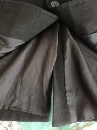 Abrigo Negro Vintage DERKO COLLECTION