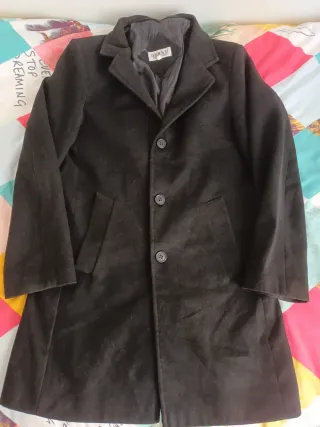 Abrigo Negro Vintage DERKO COLLECTION