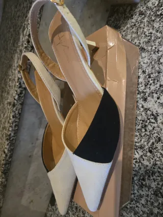 Zapatos de mujer punta fina slingback