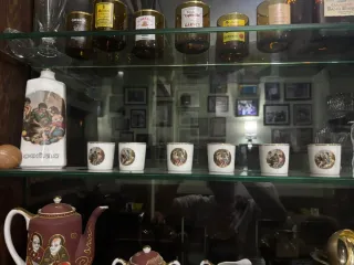 Set bottiglia liquore e bicchieri vintage anni '60