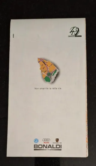 Bergamo Carta della città L'Eco di Bergamo anno 19