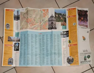 Bergamo Carta della città L'Eco di Bergamo anno 19