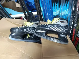 Patines Hielo Hockey Bauer  X700 cordones amarillo