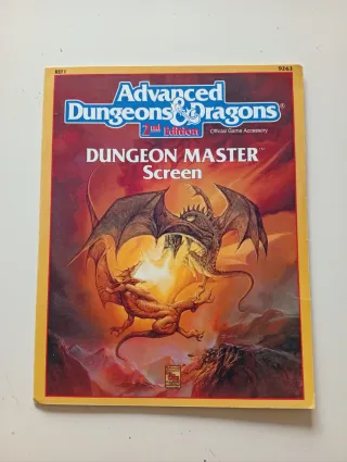 AD&D 2nd Edition Dungeon Master Screen
