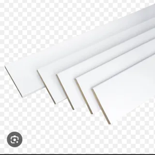 Pack 5 molduras puerta blancas