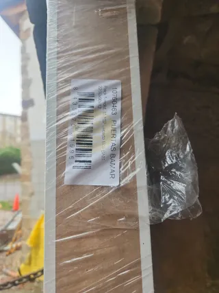 Pack 5 molduras puerta blancas