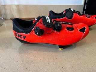 SIDI C GENIUS 10 talla 43 NUEVAS NARANJA FLÚOR