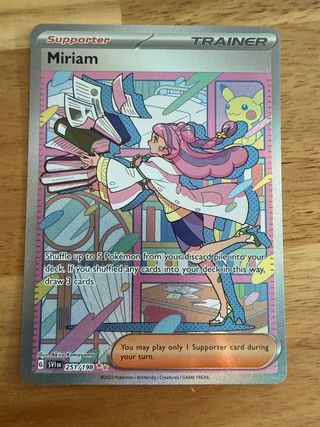 Miriam SVI 251/198 Carta Entrenador Pokémon