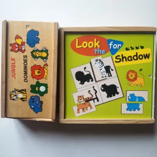 Pack Dominó y Puzzle Look for the Shadow Jungla