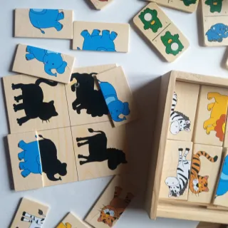 Pack Dominó y Puzzle Look for the Shadow Jungla