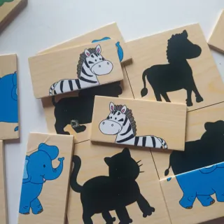 Pack Dominó y Puzzle Look for the Shadow Jungla