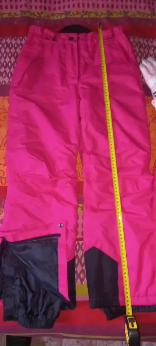 Conjunto esquí niña rosa.
