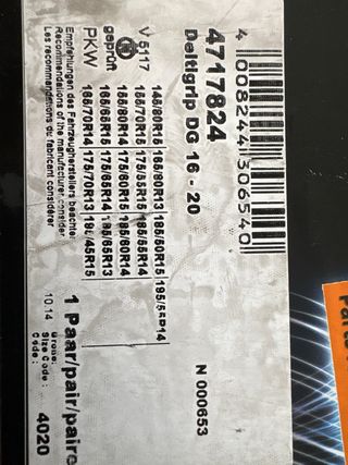 Cadenas de nieve Deltigrip DG 16.