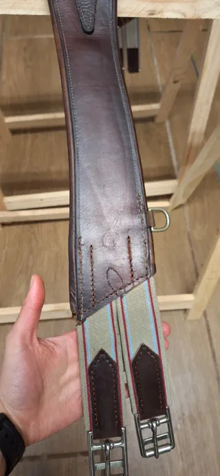 Lote 2 Cinchas Antarès Cuero Marrón