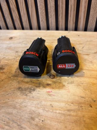 Baterías Bosch 10.8V y 12V