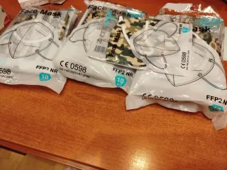 Mascarillas FFP2 NR CE 0598 (10 uds)