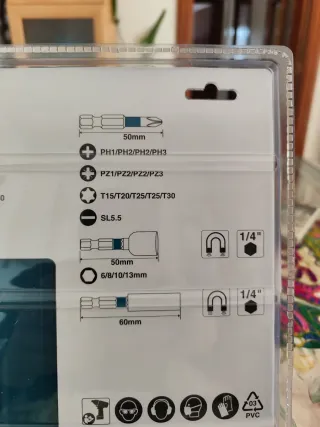 Puntas Makita Impact BLACK 35 pzs